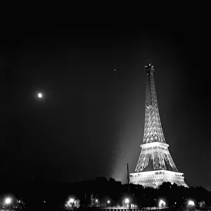 Eiffel Tower in Paris, France - Jun 1965