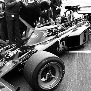 Emerson Fittipaldi motor racing from Brazil winner of Rothmans £