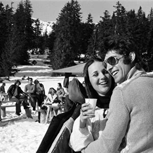 Formula One motor racing driver Francois Cevert enjoys some time off with a girl friend