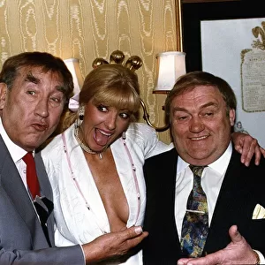 Frankie Howerd Comedian with Les Dawson and Comedienne Ellie Laine
