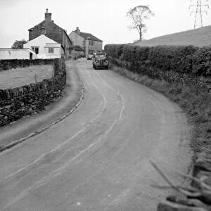 General view of Lascelles Hall Road near Huddersfield. 15th October 1962