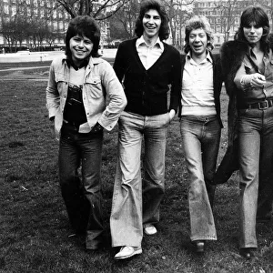 The Glitter Band pop group 1976
