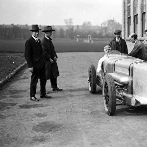 Henry Segrave in his Sunbeam car 1926 A©Mirrorpix