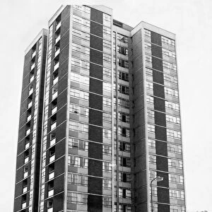 The high rise flats at Cruddas Park Housing Estate in Newcastle 22 June 1967