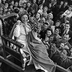 The Hops Festival Queen Miss Sally Burwood 16 September 1950