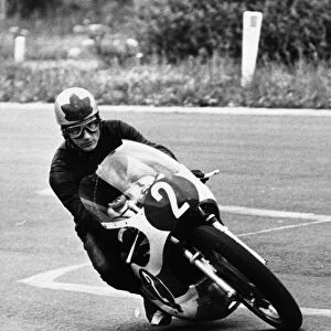 Bill Ivy on a 250cc Yamaha in Belgian Grand Prix in 1968
