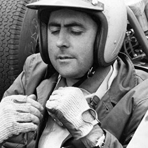 Jack Brabham who drove the Brabham-Climax at the European Grand Prix at Brands Hatch 11