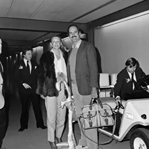 John Cleese and his wife Barbara Trentham at LAP. 24th February 1981