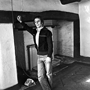 John Crawley in Tue Brook house. 22nd April 1982