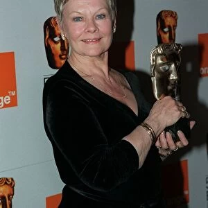 Judi Dench Actress April 98 With her BAFTA award