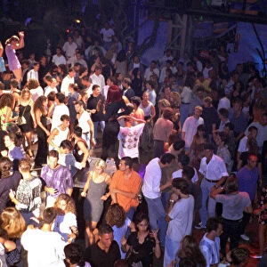 Ku Nightclub Ibiza, Spain - the largest in Europe. November 1995