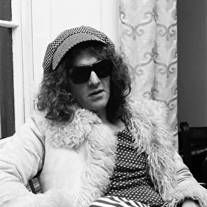 Lead singer of Mott the Hoople, Ian Hunter. 9th November 1973
