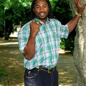 Lennox Lewis Boxing June 98 WBC Heavyweight champion who has been awarded an MBE in