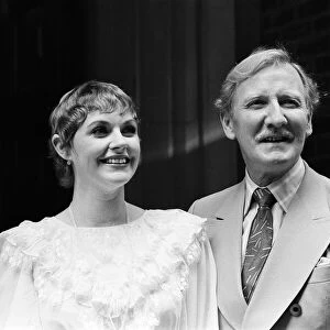 Leslie Phillips marries Angela Scoular at the Queens Chapel of the Savoy