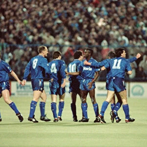 Littlewoods Cup. Oldham Athletic 6-0 West Ham 14th February 1990