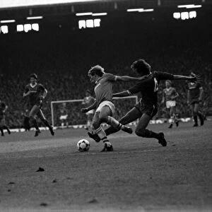 Liverpool v. Everton. October 1984 MF18-04-044 The final score was a one nil