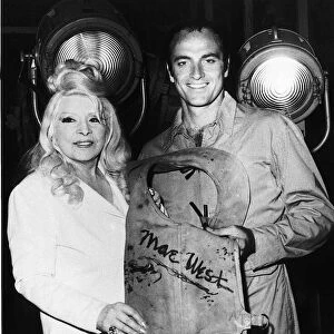 Mae West Film Actress signed her name on a life jacket April 1976 Dbase