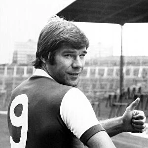 Malcolm McDonald Football Player of Arsenal - wearing the number 9 shirt