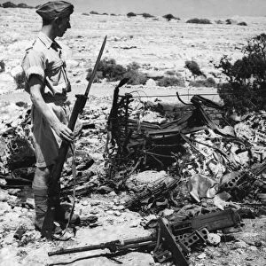 MALTA ACCOUNTS FOR 102 RAIDERS IN TWO WEEKS. REMAINS OF AN ITALIAN BOMBER