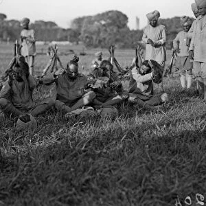 Members of the 15th Ludhiana Sikhs and 47th Sikhs regiments part of the 3rd Lahore