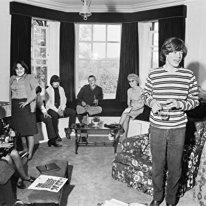Mick Jagger of The Rolling Stones attends a party held by Sunday Mirror feature writer