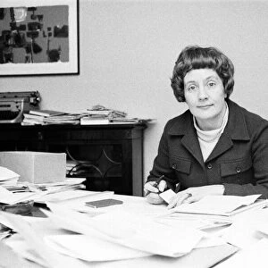 Minister of State for Education and Science Shirley Williams. 3rd December 1968