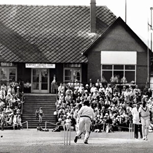 Newport Cricket Club at Rodney Parade, Newport. 6th June 1988