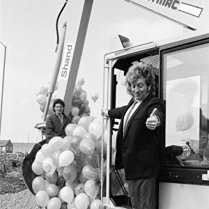 Noddy Holder and Don Powell of Slade launch work on a new ring road in Wolverhampton