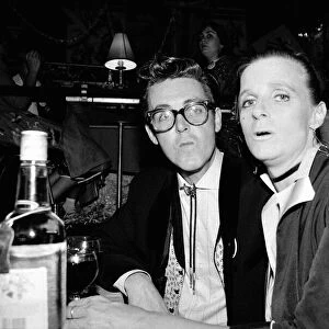 Paul & Linda Mccartney at Buddy Holly party in London 1982