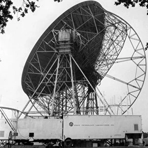 The Radio telescope at Jodrell Bank. December 1958 P009706