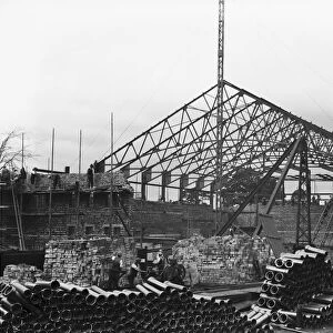 Regal cinema Uxbridge under construction. Circa 1931