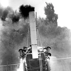 The replica of George Stephensons Rocket in action on 5th Spetember 1981