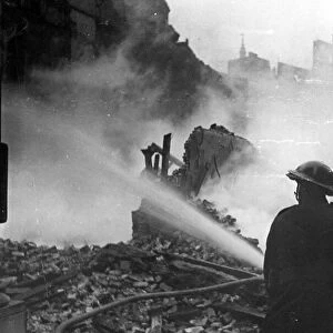 Second Great Fire of London - Paternoster Row is destroyed. 30th December 1940
