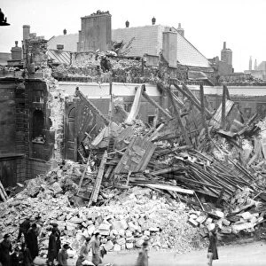 Second World War, Blitz, Bombing, Merchants Hall, Bristol February 1942