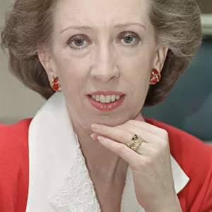 Shadow Chief Secretary to the Treasury Margaret Beckett. 13th February 1992