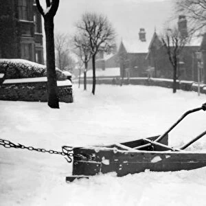 The snow storm in Buxton was the signal for the children to bring out their sledges