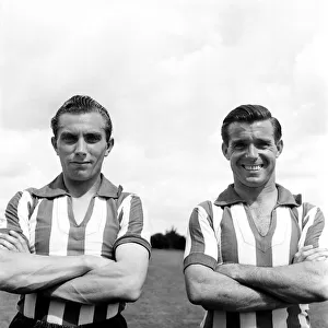 Southampton F. C. Eric Day (left) & Ernie Stevenson. O25293-001