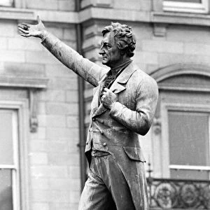 Statue of Henry Grattan, member of the Irish House of Commons, located in Dublin