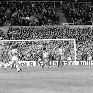 Stoke v. Everton. April 1985 MF21-51a-061 The final score was a two nil victory to