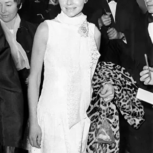Susannah York Feb 1967 actress at the Odeon Haymarket