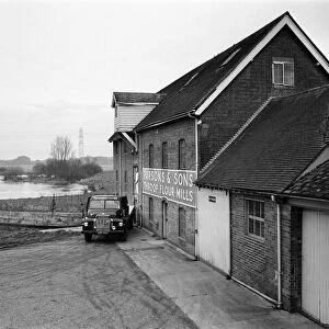 Throop Mill, Dorset (previously Hampshire). 29th November 1966