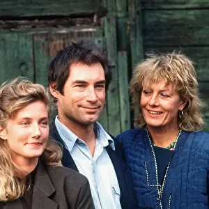 Timothy Dalton actor with actresses Vanessa Redgrave and Joely Richardson who star in