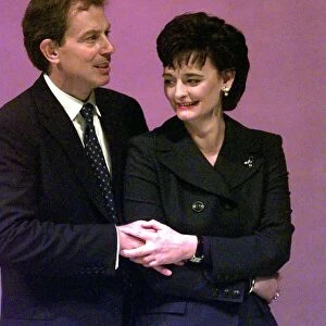 Tony and Cherie Blair at the Labour Party Conference September 1997 After Tony Blair had