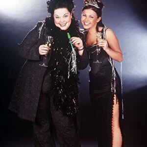 TV Presenter / actress Lisa Riley and actress Adele Silva in 1999 who both star in