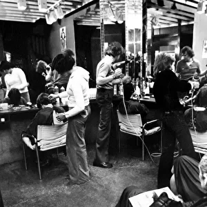 A typical working day in the Nuthouse hairdressing salon in the Royal Arcade