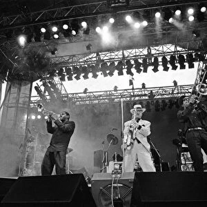 UB40 concert at Birmingham Citys St Andrews stadium. 10th June 1989
