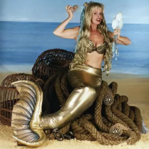 Vicki MIchelle Actress Dressed as a Mermaid Also Stars In The TV Progs "