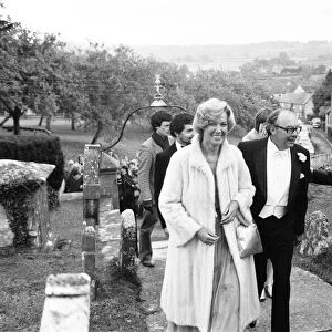 Wedding of Gary Morecambe, son of Comedian, Eric Morecambe, October 1980