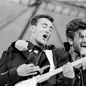 Wham ! The Farewell Concert at Wembley Stadium, London on 28th June 1986