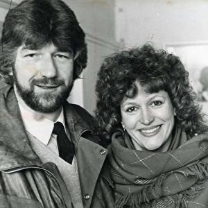 Willy Russell and Barbara Dickson ahead of the opening of Blood Brothers in 1983